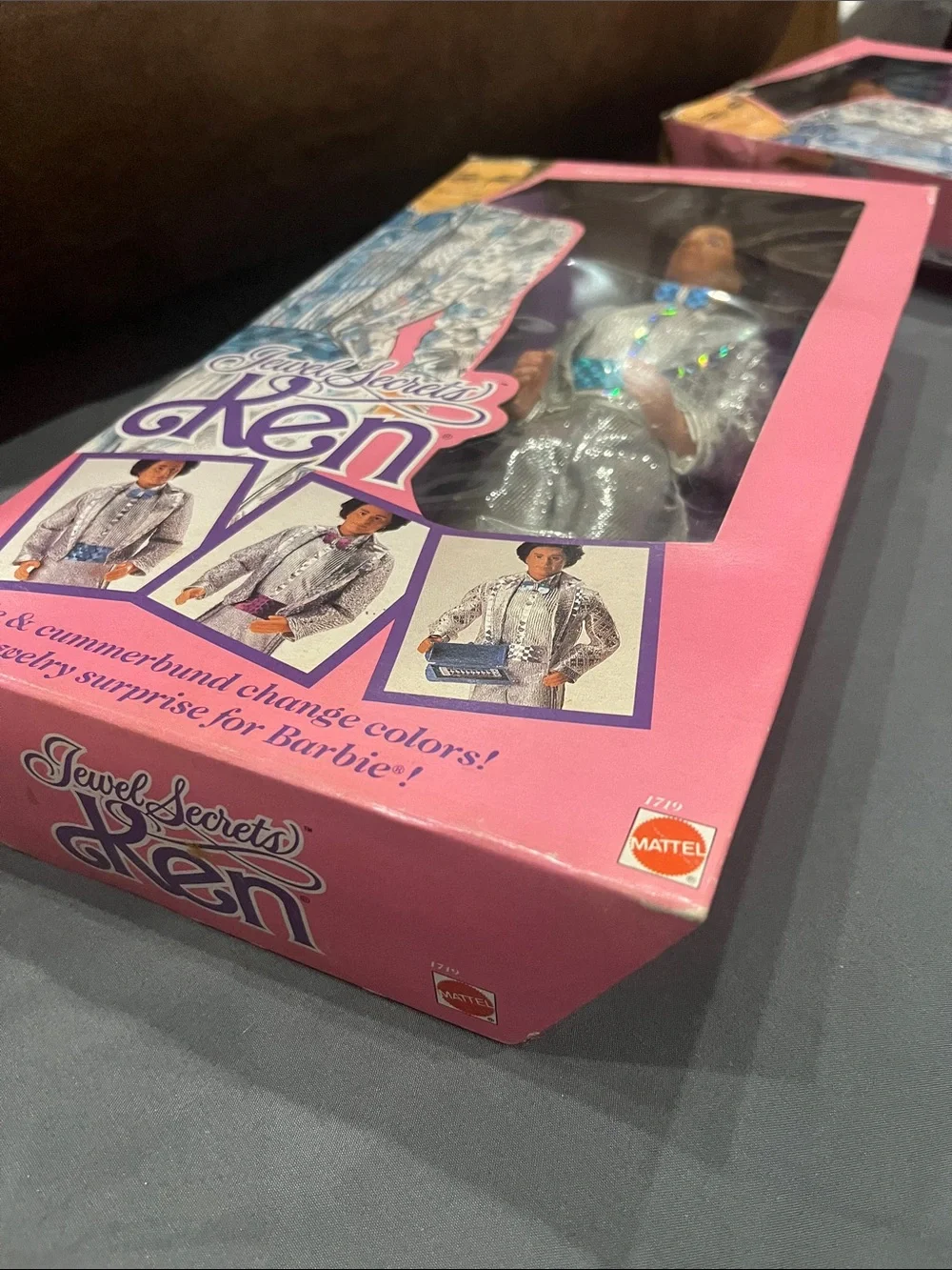 vintage 1986 Mattel Barbie Jewel Secrets Ken Doll (#1719) NRFB